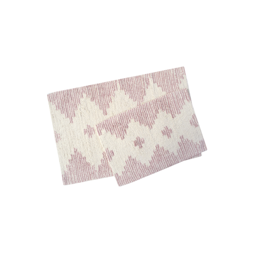 Набор ковриков Irya - Mistic rose розовый 60*90+40*60