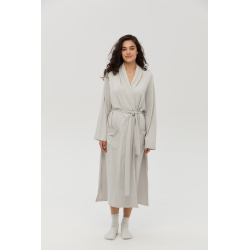 Халат Lotus Home - Affi grey S/M, , 3