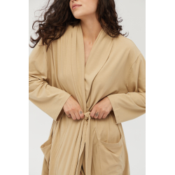 Халат Lotus Home - Affi bej S/M, , 5