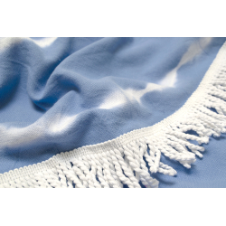 Полотенце Barine Pestemal - Swirl Roundie 150*150 Blue, , 4