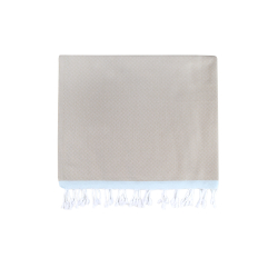 Полотенце Barine Pestemal - Basak 95*165 Beige-Mint бежевый-ментоловый, , 3