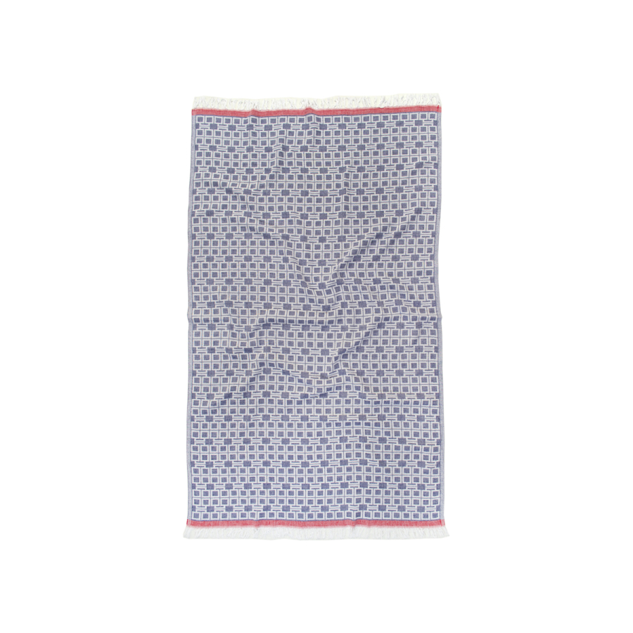 Полотенце Barine Pestemal - Levent 90*160 Navy синее