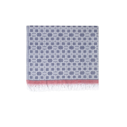 Полотенце Barine Pestemal - Levent 90*160 Navy синее, , 3