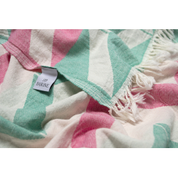 Полотенце Barine Pestemal - Ups and Downs 90*160 pink green, , 4