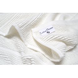 Полотенце Lotus Home - Sophie off white молочный 90*150, , 4