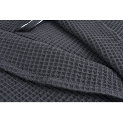 Халат Lotus Home - Waffle antrasit 2XL, , 8
