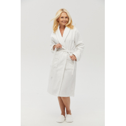Халат махровый Lotus Home - Nella white L/XL, , 3