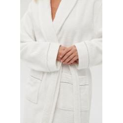 Халат махровый Lotus Home - Nella white L/XL, , 4
