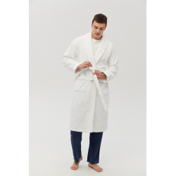 Халат махровый Lotus Home - Nella white L/XL, , 5