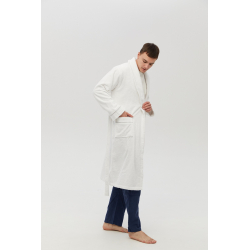 Халат махровый Lotus Home - Nella white L/XL, , 6