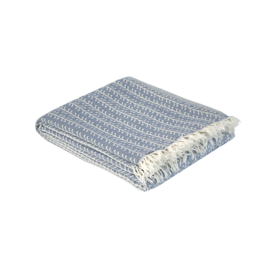 Покрывало Lotus Home - Tossa blue голубой 190*225