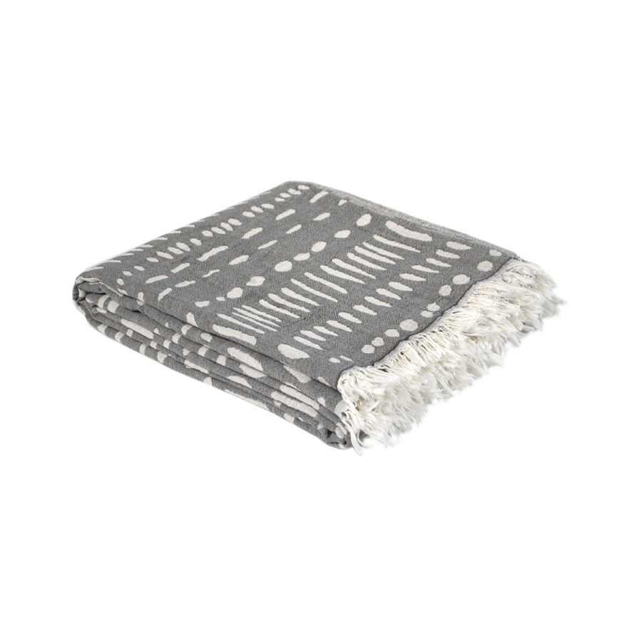 Покрывало Lotus Home - Malia antrasite антрацит 190*225