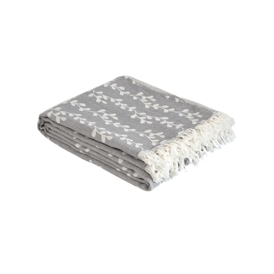 Покрывало Lotus Home - Riba gri серый 190*225