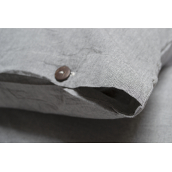 Простынь с наволочками Lotus Home Washed Cotton - Antracite 260*280, , 4