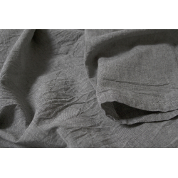 Простынь с наволочками Lotus Home Washed Cotton - Antracite 260*280, , 5