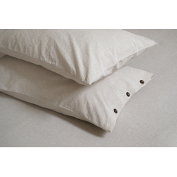 Простынь с наволочками Lotus Home Washed Cotton - Kahve-bej 260*280, , 3