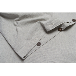 Простынь с наволочками Lotus Home Washed Cotton - Light antracite 270*270, , 6