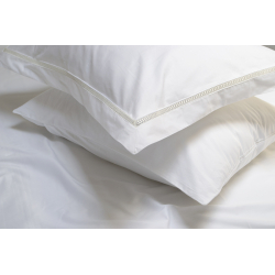 Постельное белье сатин premium Lotus Home - Queena белый евро, , 4