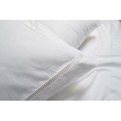 Постельное белье сатин premium Lotus Home - Queena белый евро, , 7