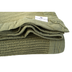 Покрывало Lotus Home - Rius olive оливковый 240*260, , 5