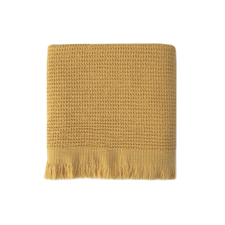 Полотенце Lotus Home - Rius mustard горчичный 50*100, , 3