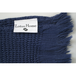 Полотенце Lotus Home - Rius navy синий 90*170, , 4