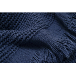 Полотенце Lotus Home - Rius navy синий 90*170, , 5