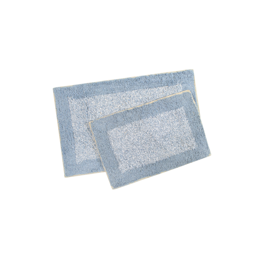 Набор ковриков Shalla - Fabio mavi голубой 40*60+50*80