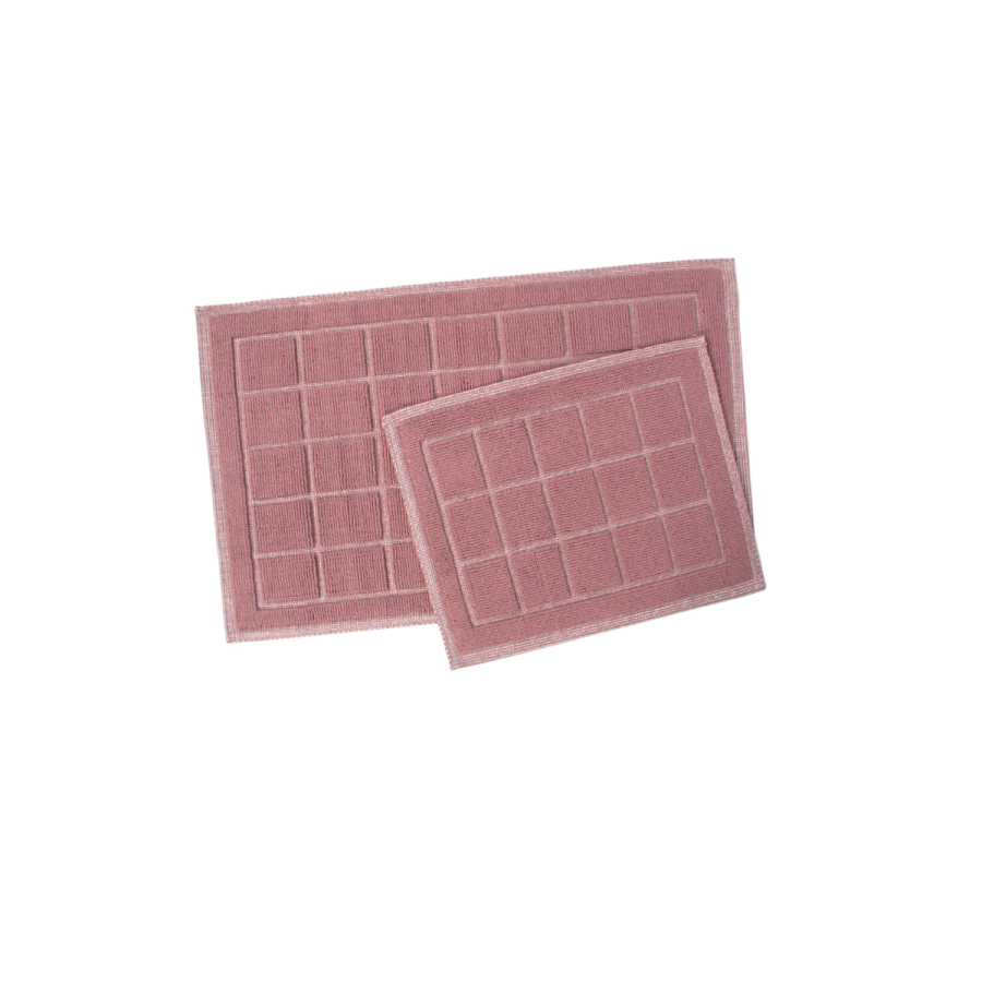 Набор ковриков Karaca Home - Kelly Quatro murdum сливовый 50*80+50*40