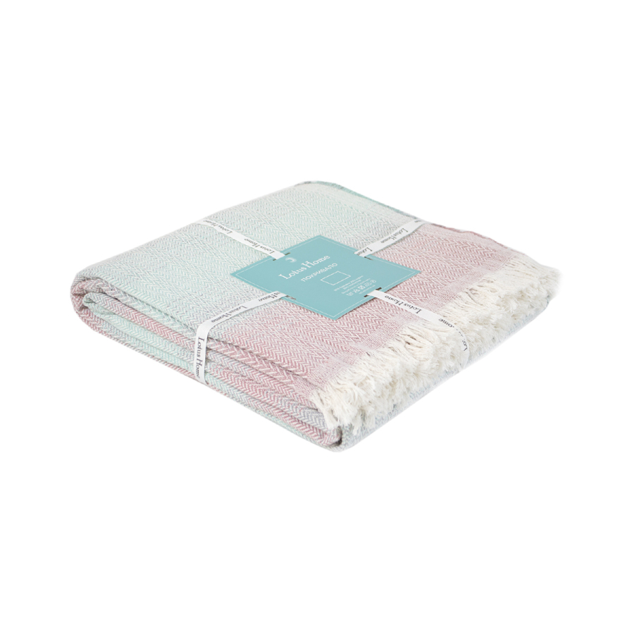 Покрывало Lotus Home - Lagos розовый/мятный 230*240