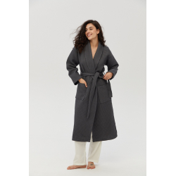 Халат Lotus Home - Waffle antrasit 3XL, , 3