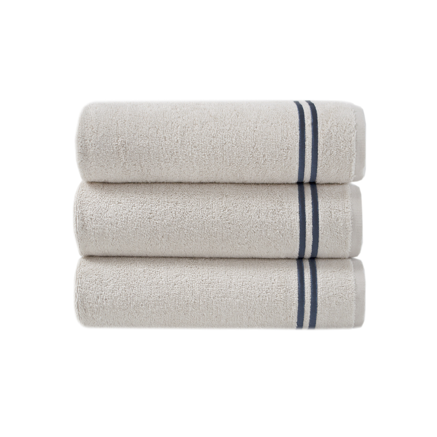 Полотенце MieCasa - Milano bej-lacivert бежевый-синий 50*90