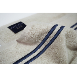 Полотенце MieCasa - Milano bej-lacivert бежевый-синий 50*90, , 4