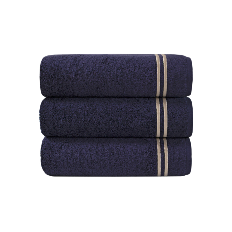 Полотенце MieCasa - Milano lacivert-bej синий-бежевый 50*90