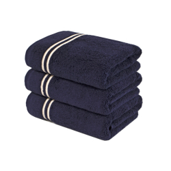 Полотенце MieCasa - Milano lacivert-bej синий-бежевый 50*90, , 5