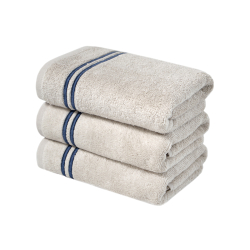 Полотенце MieCasa - Milano bej-lacivert бежевый-синий 85*145, , 5