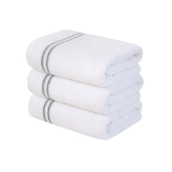 Полотенце MieCasa - Milano beyaz-antrasit белый-антрацит 50*90, , 5