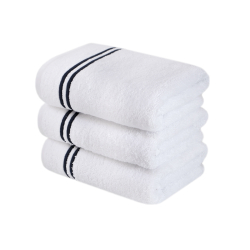 Полотенце MieCasa - Milano beyaz-siyah белый-черный 85*145, , 5