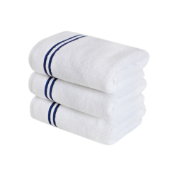 Полотенце MieCasa - Milano beyaz-lacivert белый-синий 85*145, , 5