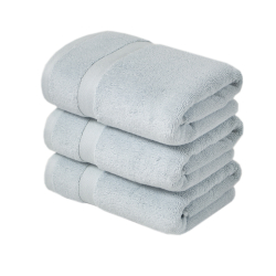 Полотенце махровое Penelope - Noa mavi голубой 100*150, , 7