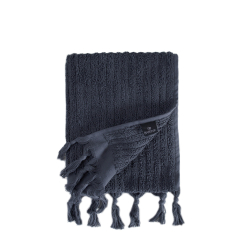 Полотенце Barine - Rib indigo синий 45*90, , 3