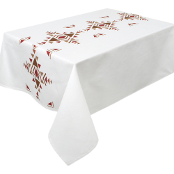 Скатерть Lotus Home - Треугольный орнамент 140*140, , 6