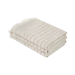 Полотенце со льна Lotus Home - Line коралловый 50*90, , 8