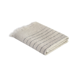 Полотенце со льна Lotus Home - Line черный 50*90, , 7