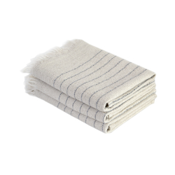 Полотенце со льна Lotus Home - Line серый 50*90, , 8