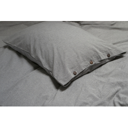 Постельное белье Lotus Home Washed cotton - Solid antracite семейный, , 4