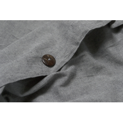 Постельное белье Lotus Home Washed cotton - Solid antracite семейный, , 6