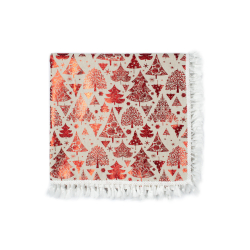 Скатерть Lotus Home - New Year красная 140*140, , 2