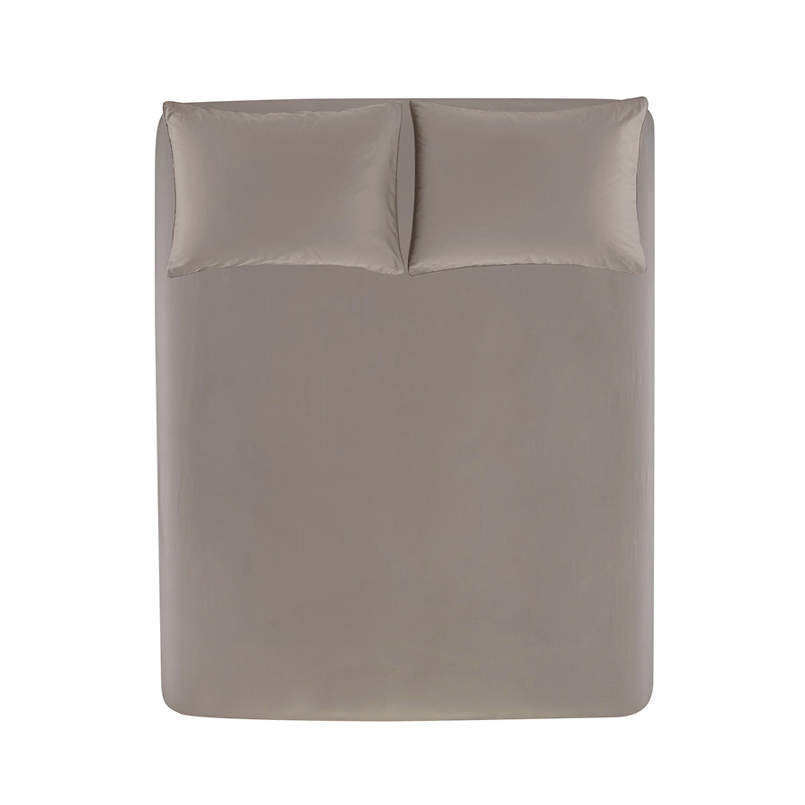 Простынь на резинке с наволочками Penelope - Lia stone бежевый 180*200+50*70 (2)