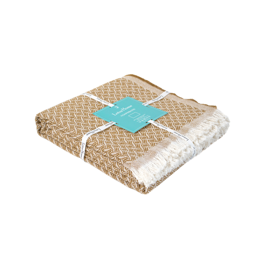 Покрывало Lotus Home - Mataro горчичный 230*240